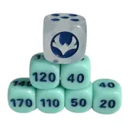 Pokémon TCG Silver Tempest ETB Dice 6 Damage Counters and 1 Coin-Flip Die New