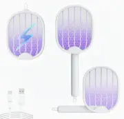 Electric Mosquito Swatter Racket Foldable Mosquito Killer USB Charging, Bug Zapp