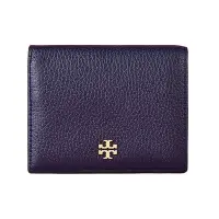 在飛比找Yahoo奇摩購物中心優惠-TORY BURCH BLAKE金字LOGO雙色設計牛皮3卡