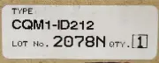 OMRON CQM1 ID212 Input Unit PLC Module 24 VDC