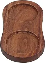 WEKADRIN Pepper Grinder Stand with Non Slip Base Stable Support for Shakers Elegant Kitchen Display Shelf Wood Design for Home Decor and Dining Table Use