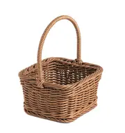 Icon Chef Handwoven Decorative Picnic Basket - Small