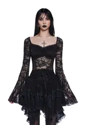 [Widow] Fallen Angel Lace Top