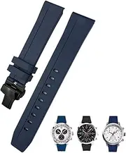 [KKFAUS] Rubber Silicone Watchband 20mm 19mm 21mm 22mm for Tissot Le Locle T006 T114 PRC200 Strap Butterfly Buckle Waterproof Bracelet