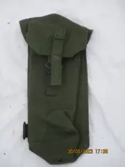 1958 Pattern Webbing Magazine Pouch, Right, Maker :o Wl 1992, Olive Canvas