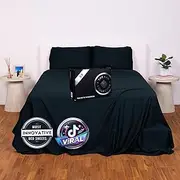 The LAD Collective 3.0 Nullarbor Nights Queen Fitted Sheet Deep Pocket Bed Cover with EasyGrip™ Loop Straps, Premium Bed Sheets, Durable Elastic & Temperature Regulating Fabric