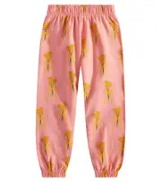 [Mini Rodini] Mini Rodini Winter Flowers cotton sweatpants Y 10/11 pink