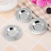 Kitchen Sink Drain Strainer Steel Plug Hole Bath Basin Hair Catcher Filter Cover