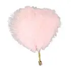 HB0 (Pink)Ostrich Feather Table Lamp Rechargeable Modern Romantic New
