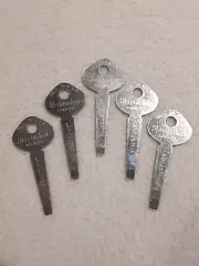 Lot of 5 Slaymaker Lock Co Advertising Key Ring Screwdriver Lancaster PA