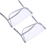 ERINGOGO 2pcs Stroller Hanging Bag Mesh Storage Bag for Baby Diaper Organizer Breathable Mesh Easy Attachment