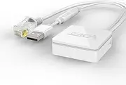 Vonets VAR11N-300 Mini WLAN Bridge Portable Router Wireless Repeater WiFi to Ethernet with 2.4 GHz WAN/LAN 2 RJ45 Ports (10/100 Mbps) for PLC IP Camera Printer Medical Devices Network Devices
