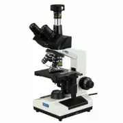 OMAX 40-2500X Trinocular LED Compound Microscope+9MP Camera Windows/Mac OS/Linux