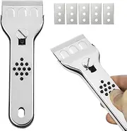 Stainless Steel Ceramic Hob Scraper - Induction Hob Cleaning Tool | Multi-Purpose Blade Cleaner, Glass Ceramic Stove Scraper with Blades, Glass Cooktop Scraper Tool, Ceramic Glass Cleaner for Glass