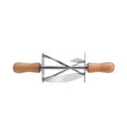 Baking Croissant Rolling Pin Diy Cookie Roller Lattice Bread Slicer Roller