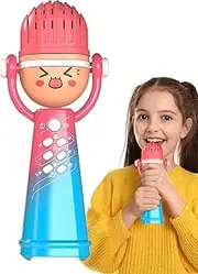 Toddler Microphone - Cute Wireless Karaoke Microphones with Light | Early Childhood Developmental Activity, Educational Puzzle Game for Indoor Outdoor