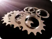 Fixed gear 13T 14T 15T 16T 17T 18T bike hub freewheel + fixed ring Cogs Lockring