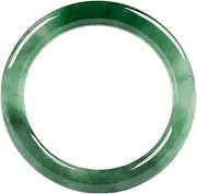 [DAZFKJXSPYX] Natural Jade Bangle Green Jadeite Retro Bracelet Fashion Simple And Generous Holiday Gifts For Women With Gift Box