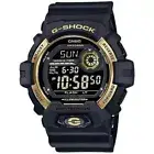 Casio G-Shock Watch with Gold Plating on the Bezel - Black