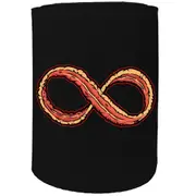 Alcohol Food Stubby Holder - Bacon Infinity - Funny Novelty Birthday Gift Joke Beer Can Bottle Coolie