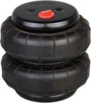 2E6X6 Double Convolute Air Spring & Shock Absorber With X2208 1/2" Ports-Heavy-Duty Rubber Airbag Compatible For Semi Trucks/Trailers/Buses