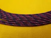 MoonBase braided 30 inch Eurorack synth patch cable Synthwave Purple 3.5mm 1/8