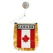 Canada Mini Banner / Canada Flag / Double Sided Canada Car Window Flag