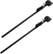 HAWILLOSCH 2pcs Laboratory Beaker Holder Light Cable Clamps Portable Goggles Stock Pot with Lid Plug Accessories Top Suction Protector Rack Pipe Clamps Back Seat Cup Holder Flask Iron Black