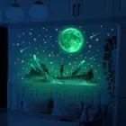 Soothing Night Light Glow In The Dark Luminous Stars And Moon Ceiling Sticker