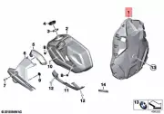 New BMW Front Engine Cover Option 719 Shadow -R1250GS R1250R / R1250RS / R1250RT