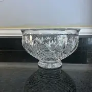 WATERFORD CRYSTAL KILLARNEY 10" FOOTED BOWL