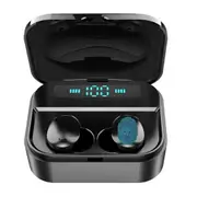 X7 Wireless Earbuds Bluetooth 5.0 Earbuds Tws Fingerprint Touch Bluetooth Earphone Mini Ipx7 Waterproof Headphones Black