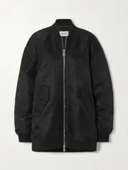 [HOLZWEILER] HOLZWEILER - + Emili Sindlev & Mads Emil Grove Møller Oversized Padded Shell Down Bomber Jacket - Black - medium medium Black