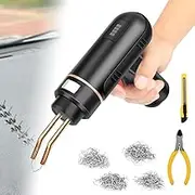 200W Wireless Plastic Welding Machine, Rechargeable Plastic Welding Kit, Hot Stapler Plastic Welding Car Bumper Repair Kit with LED Light, Plastic Welder Gun for Car Bumper Plastic Crack Repair