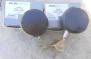 (2) ABLOY Century Hockey Puck Padlocks with 8 same keys and card