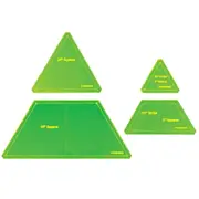 Matildas Own Quilting Patchwork Sewing Templates Half Hexagon Triangle