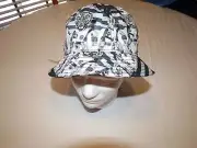 Neff space Tiger astronaut OS fishing grey RARE Men's adult sun bucket hat cap