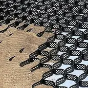 Ground Grid for Walkway, Heavy Duty Black Gravel Grid Stabilization Grid Paver for Driveway Pathway, Non Slip Safety Permeable Pavers(6x9 m/20x30 ft)
