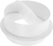 TEHAUX Plastic Check Valve Compact One Way Barb Hose Inline Non Return Valve for Efficient Backflow Prevention Bathrooms and Duct Applications Easy Installation Silent Operation Space