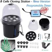 Premium 8 Cups Seedling & Cloning Station Machine Mister Foggy Cloud Bucket Kit