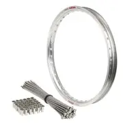 Husqvarna Norden 901 2022 - 2025 21X1.85 OEM Front Silver Excel MX Rim & Bulldog