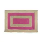 Oussum Rug Runner 100% Natural Jute Handmade Solid Braided Style Modern Rugs Mat