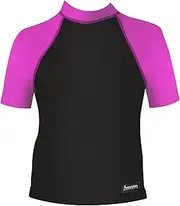 [Aeroskin] Short Sleeve Shirt with Color Accent, Grippers and Fuzzy Collar