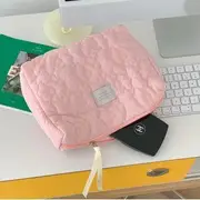 Olsin - Plain Makeup Bag (various designs) Pink - M