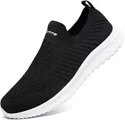[YisiNP] Mesh Trainers Women's Men's Sports Shoes Slip On Running Shoes Without Laces Men's Shoes Trainers Fitness Shoes