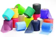 New! Neon Bright Pre Wrap Foam Bandage Sport Headband Volleyball Basketball