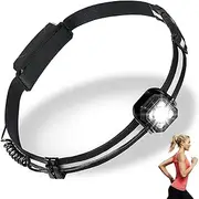Running Belt Light - 2000mah Waist Belt Lamp - Waterproof Sports Waist Light Rechargeable Running Lamp - 300 Lumens Waterproof Running Torch for Cycling, Camping