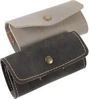 QUMIIRITY 2X Memory Card Holder Card Storage Box Camera Phone Tablet Memory Card Cases Pu Leather Waterproof Stylish