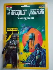 custom action figures 3.75 Hungarian Star Wars Darth Vader Carded Art Display.
