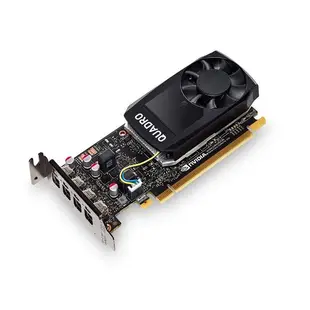 麗臺 NVIDIA Quadro P1000 4GB GDDR5 PCI-E 工作站繪圖卡 顯示卡 (MDP-DP)